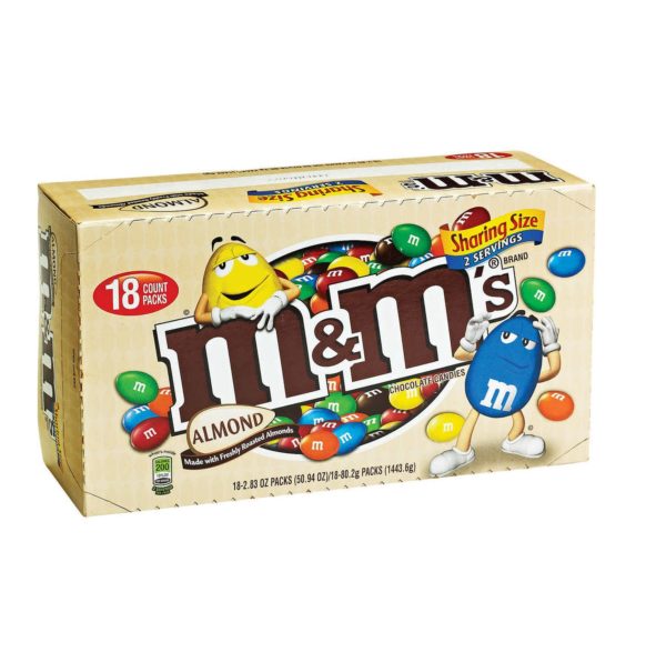 M & M Chocolate Candies, Pretzel, Sharing Size - 24 pack, 2.83 oz packs