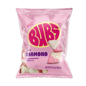 BUBS Sour Strawberry Vanilla Diamond 5.5oz/8ct