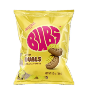 BUBS Sweet Banana Toffee Ovals 5.5oz/8ct