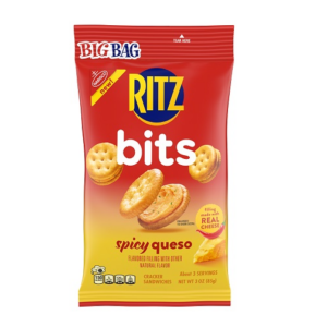 Nabisco Big Bag Ritz Bits Spicy Queso 3oz/12ct