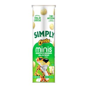 Simply Cheetos Mini White Cheddar Jalapeno 3.625/12ct