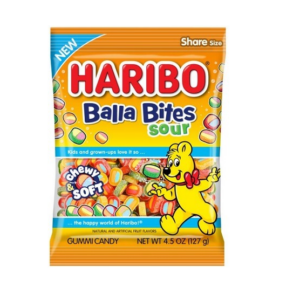 Haribo Balla Bites Sour 4.5oz/12ct