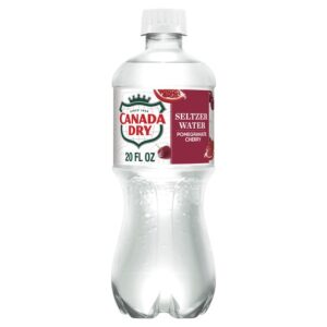 Canada Dry Seltzer Water Pomegranate Cherry 20oz/24ct