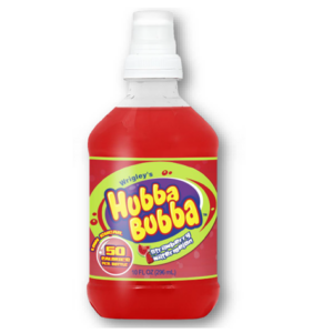 Hubba Bubba Bubble Gum Strawberry Watermelon Drink 10oz/12ct