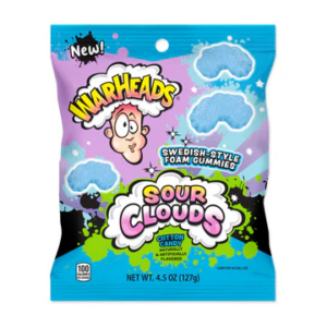Warhead Sour Clouds (Cotton Candy) Gummies 4.5oz/12ct