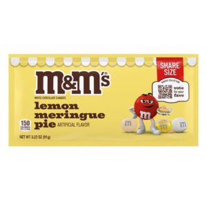 M&M White Chocolate Lemon Meringue Pie King 3.22oz/6ct/12pk
