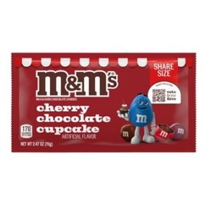 M&M Dark Chocolate Cherry Cupcake King 3.22oz/24ct/6pk