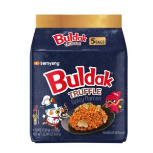 Samyang Buldak Truffle Spicy Instant Ramen Noodles 4.58oz/5ct/8pk